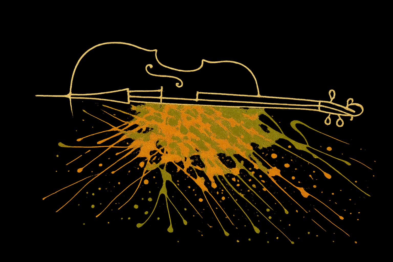 Logo of the site, the cello.